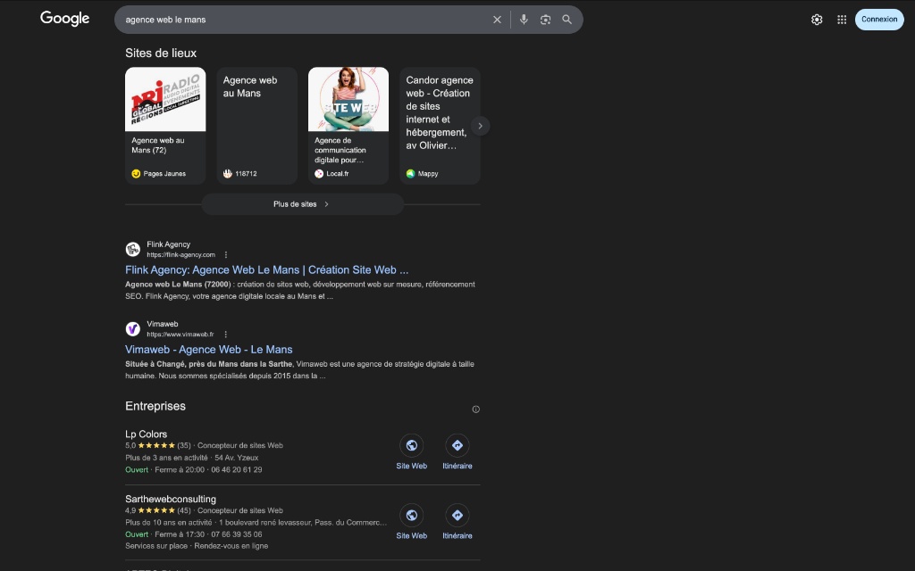 SEO Local : Comment Flink Agency est devenu N°1 au Mans en 1 Mois