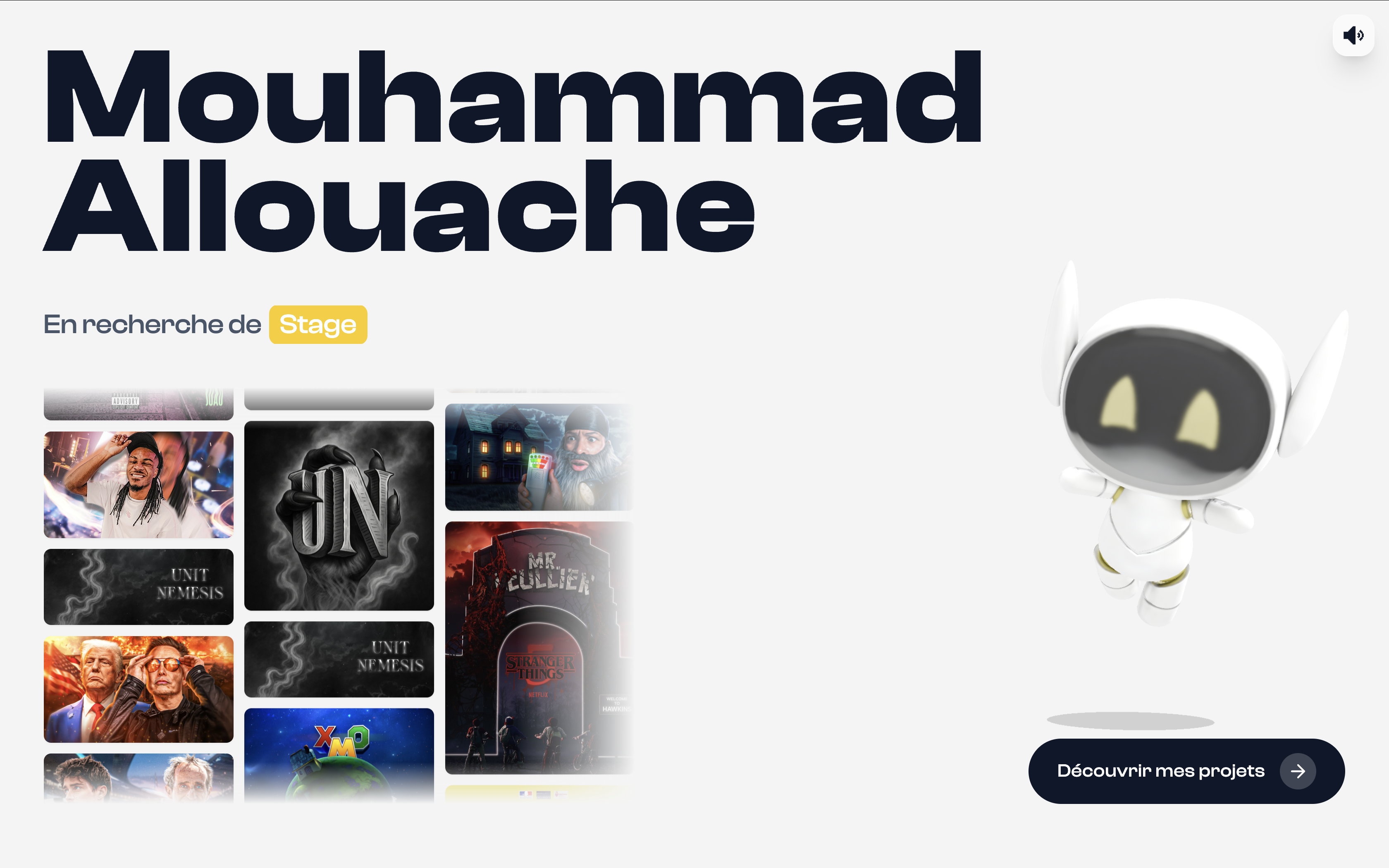 Mouhammad.me : Un Portfolio 3D "Jeu Vidéo" pour se Démarquer