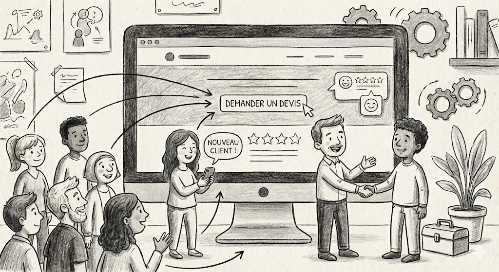 Comment Avoir ses Premiers Clients grâce à votre Site Web ?