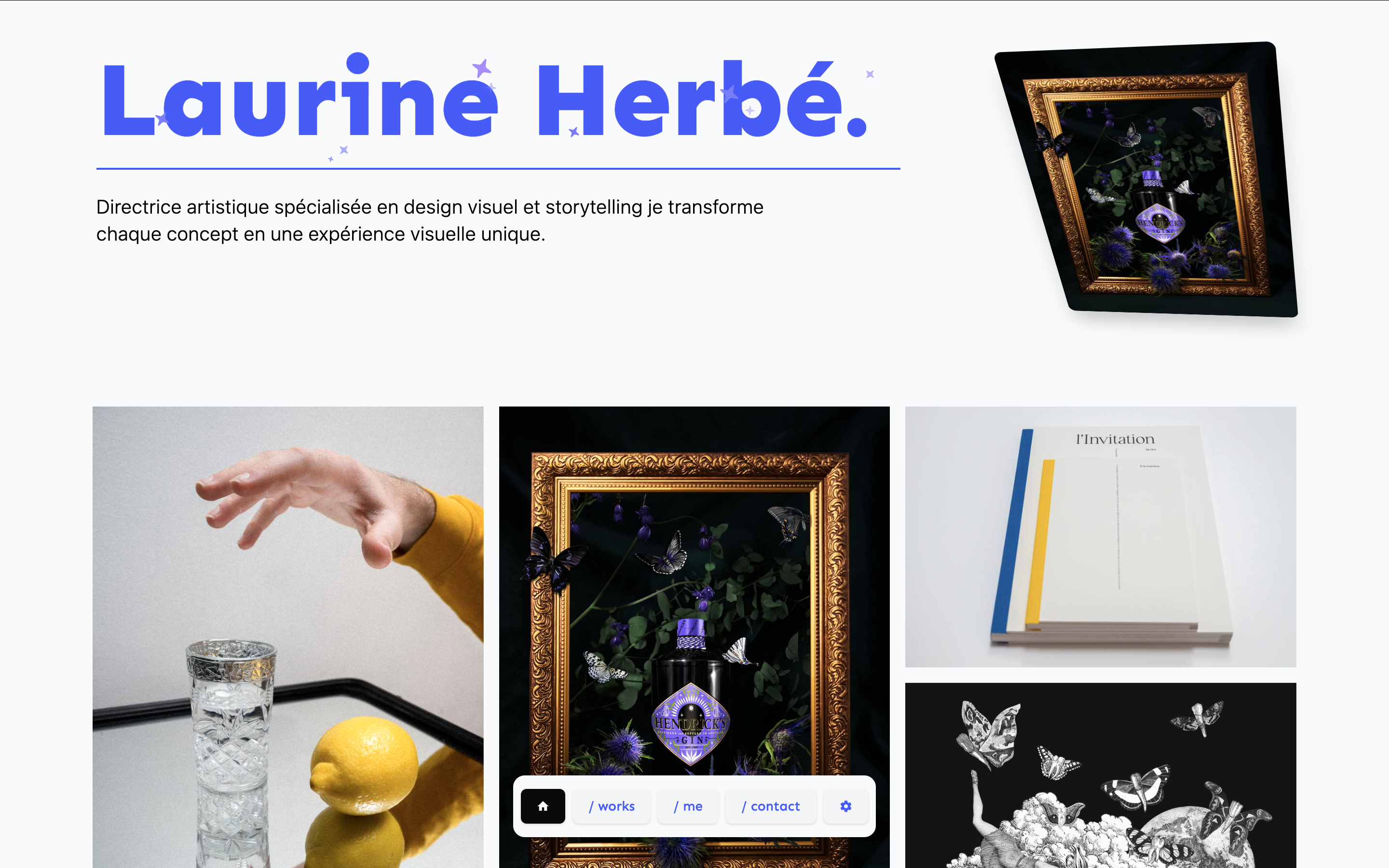 Portfolio de Laurine Herbé – Mise en Valeur d'une Direction Artistique