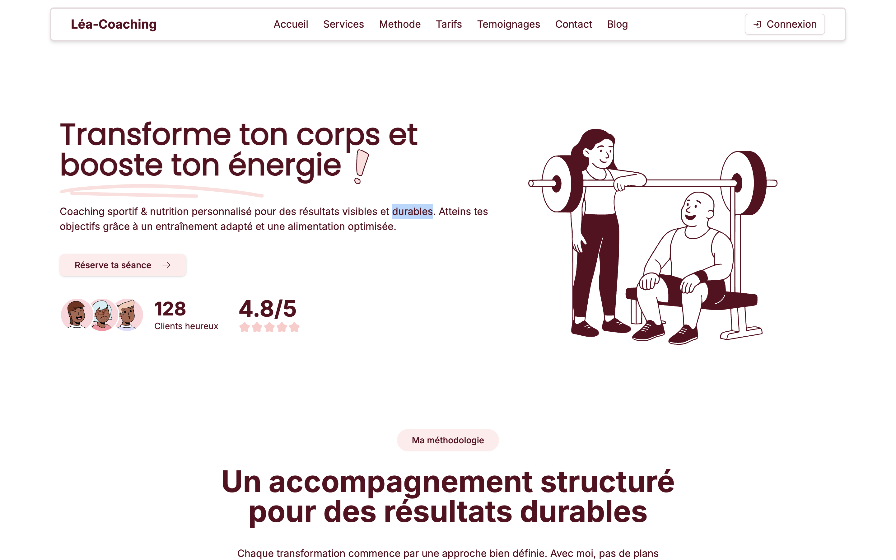 Coach Project – Plateforme Web Moderne pour Coachs Sportifs